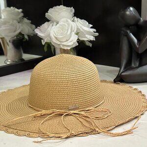 Wide Brim Straw Sun Hat Women Beach Summer Floppy Hat